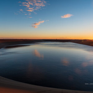 Východ slunce na Dlouhých stráních