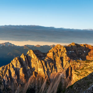 Výhled z Grosse Latemarscharte