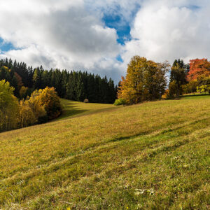 Podzim nad Velkými Karlovicemi