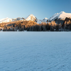 Zima na Štrbském plese