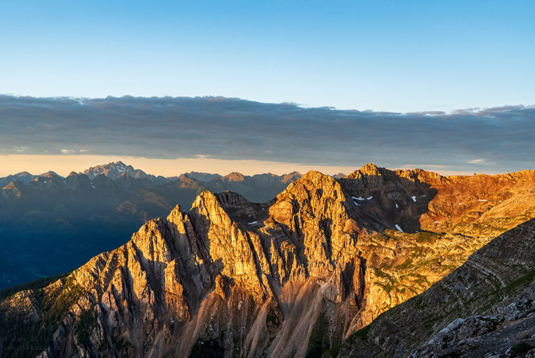 Přechod Dolomit – 2. den: Bivacco Mario Rigatti – Passo di Costalunga – Passo delle Coronelle
