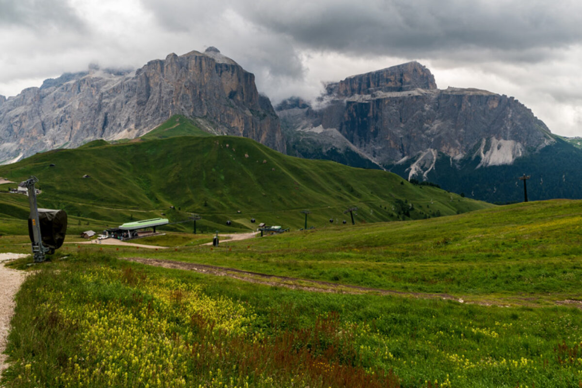 Přechod Dolomit – 4.den: Sela Palacia – Passo Sella – Rifugio Boé