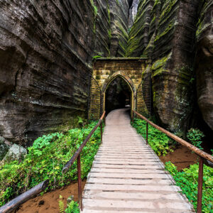 Gotická brána v Adršpachu